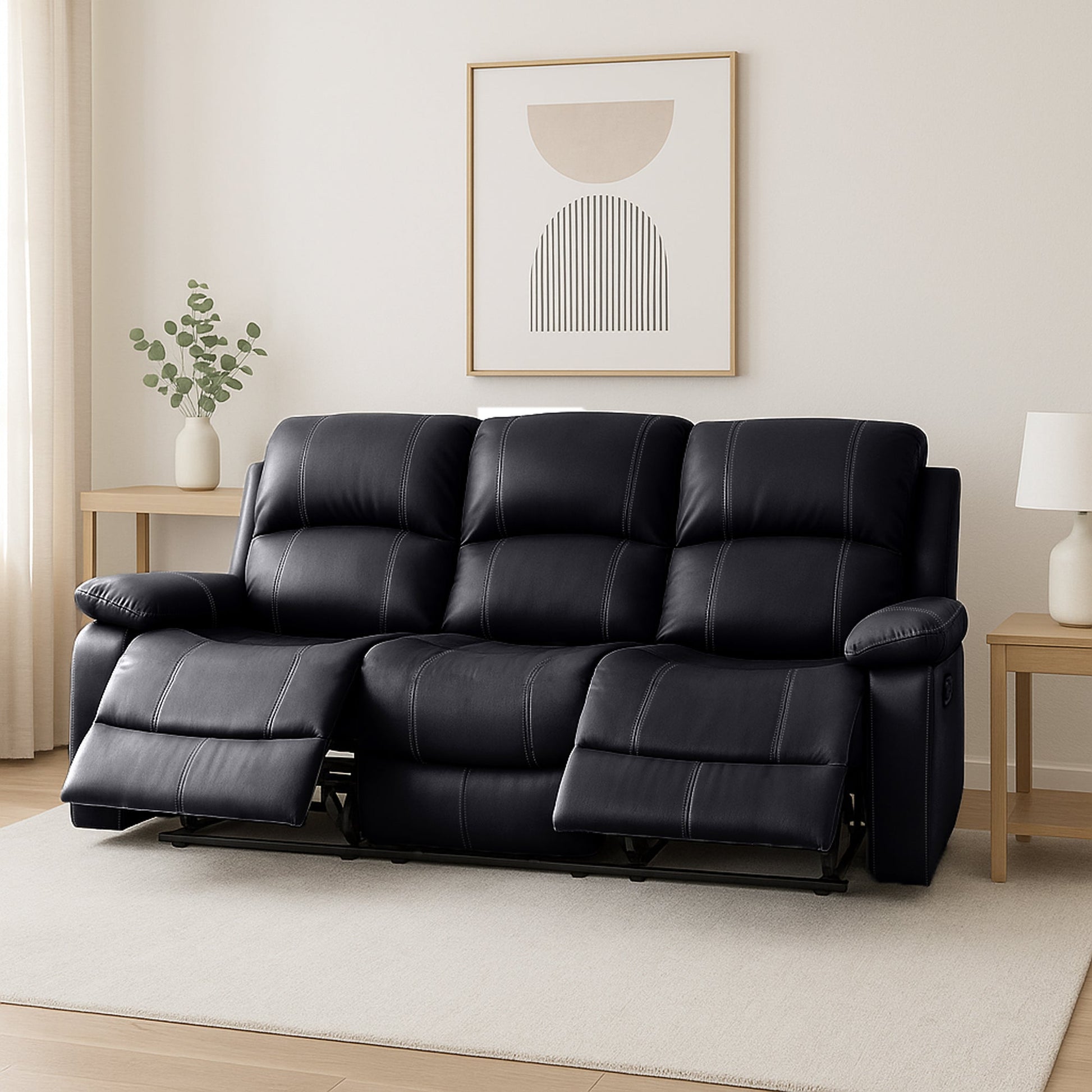 Faux Leather Recliner Sofas - Bargainia.com -  - 