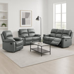 Faux Leather Recliner Sofas - Bargainia.com - 