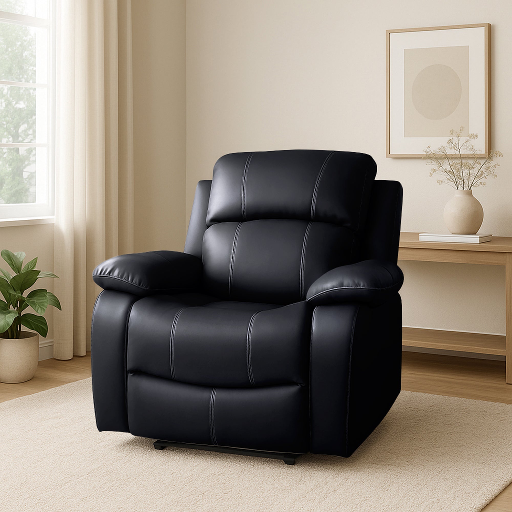 Faux Leather Recliner Sofas - Bargainia.com - 