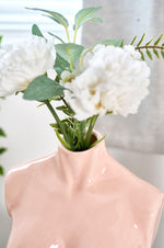 Female Silhouette Torso Vase - 20cm - Assorted Colours - Bargainia.com - 