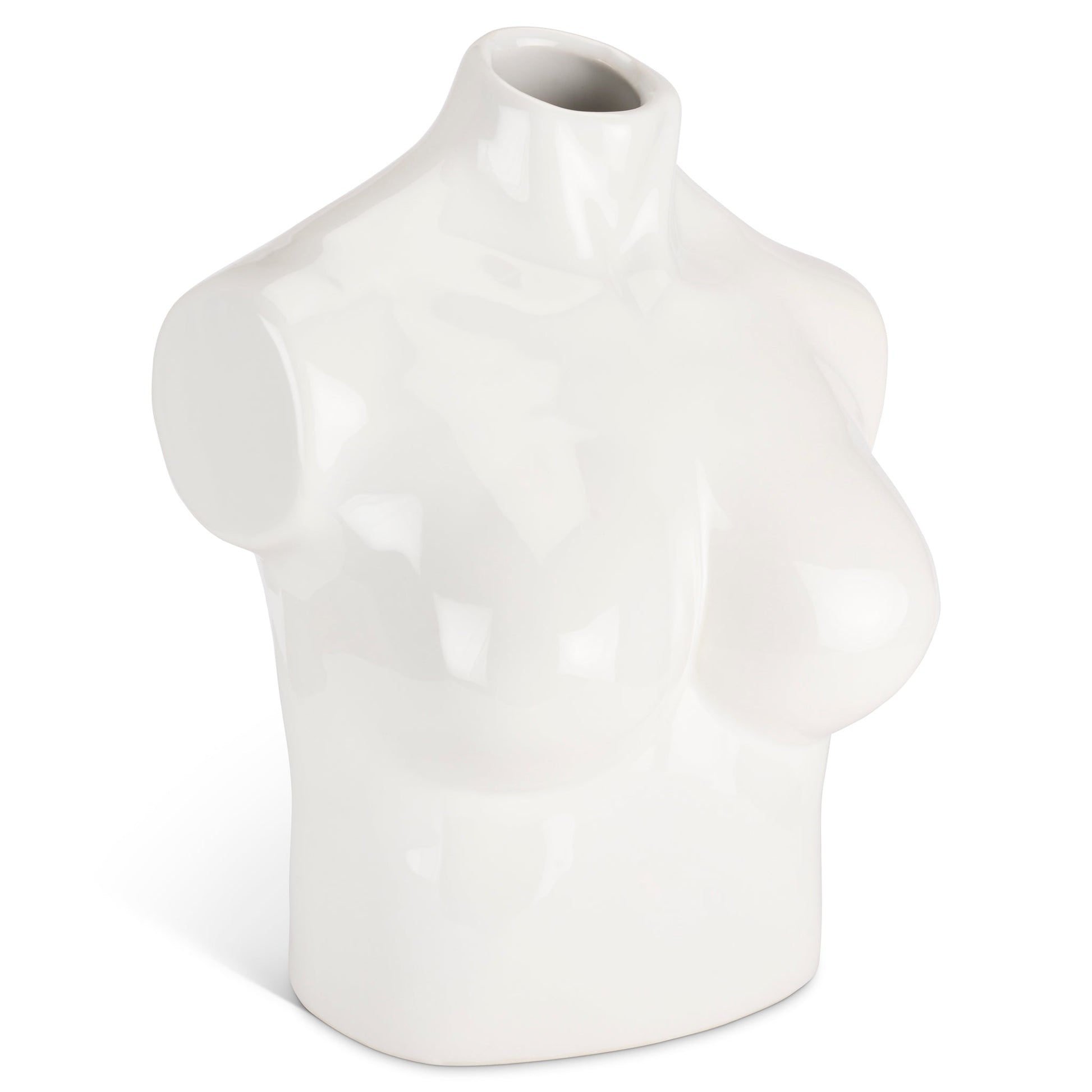 Female Silhouette Torso Vase - 20cm - Assorted Colours Vase Clearance