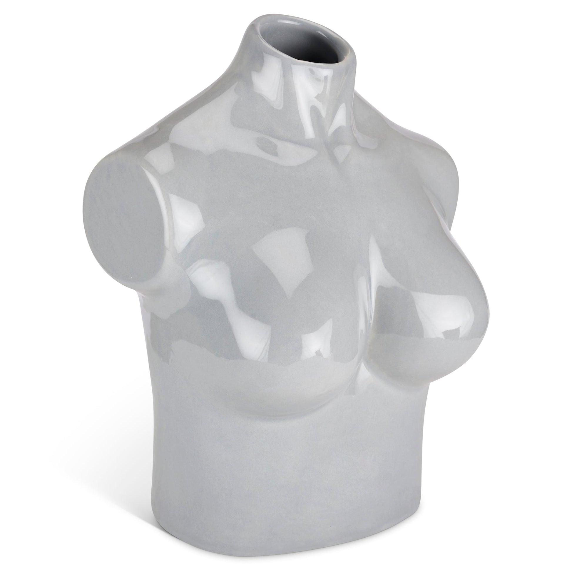 Female Silhouette Torso Vase - 20cm - Assorted Colours Vase Clearance