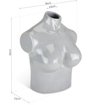 Female Silhouette Torso Vase - 20cm - Assorted Colours - Bargainia.com - 