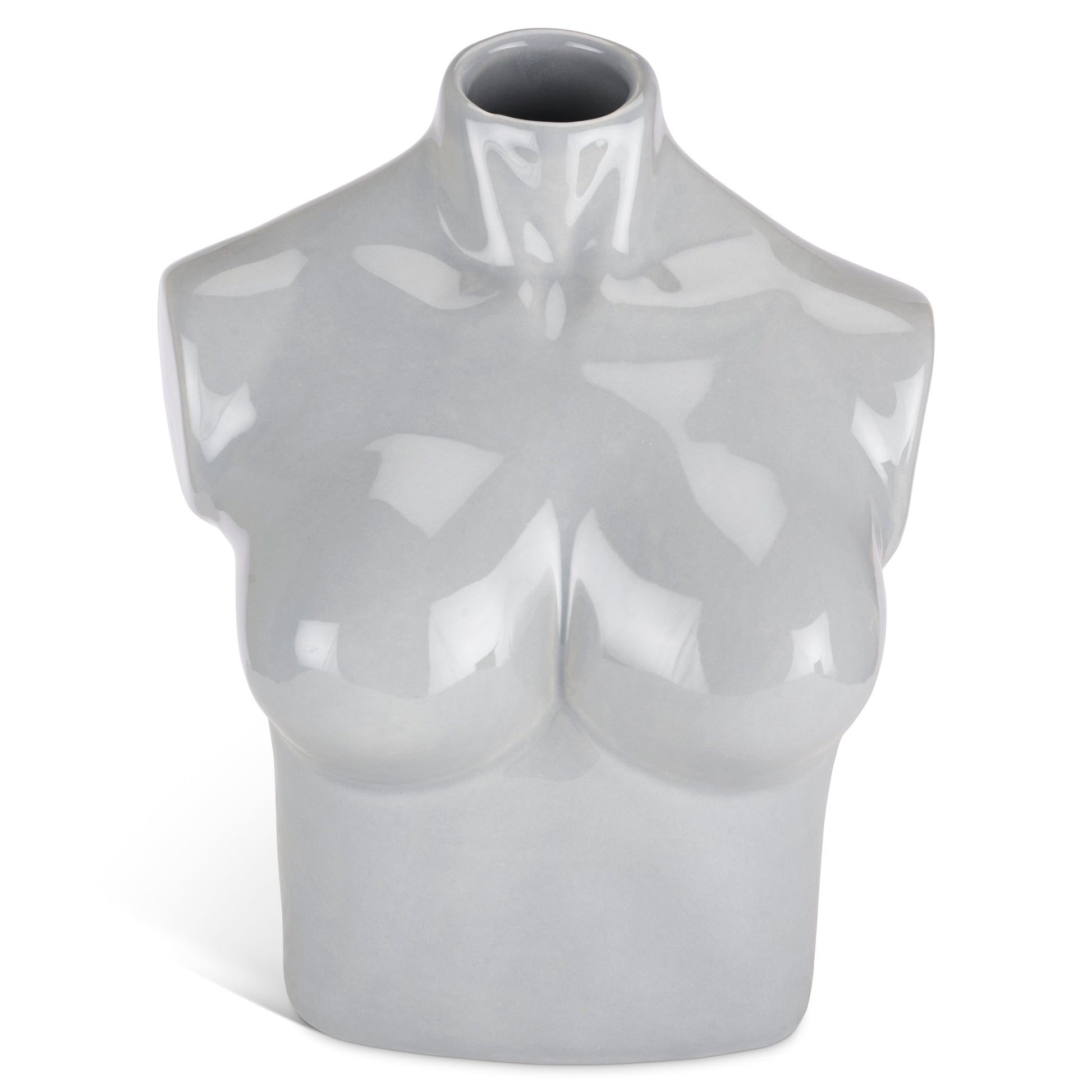 Female Silhouette Torso Vase - 20cm - Assorted Colours Vase Clearance