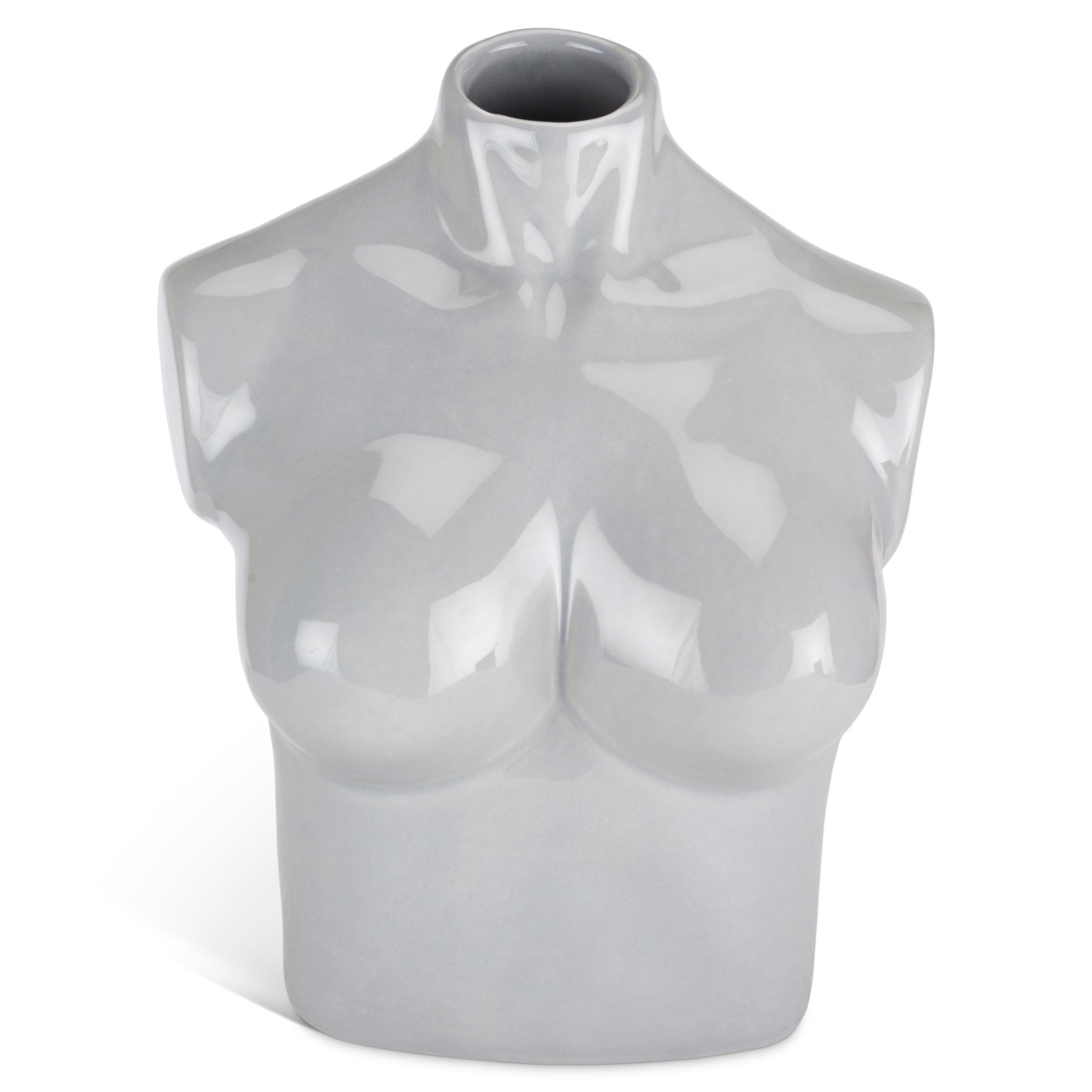 Female Silhouette Torso Vase - 20cm - Assorted Colours Vase Clearance