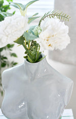 Female Silhouette Torso Vase - 20cm - Assorted Colours - Bargainia.com - 