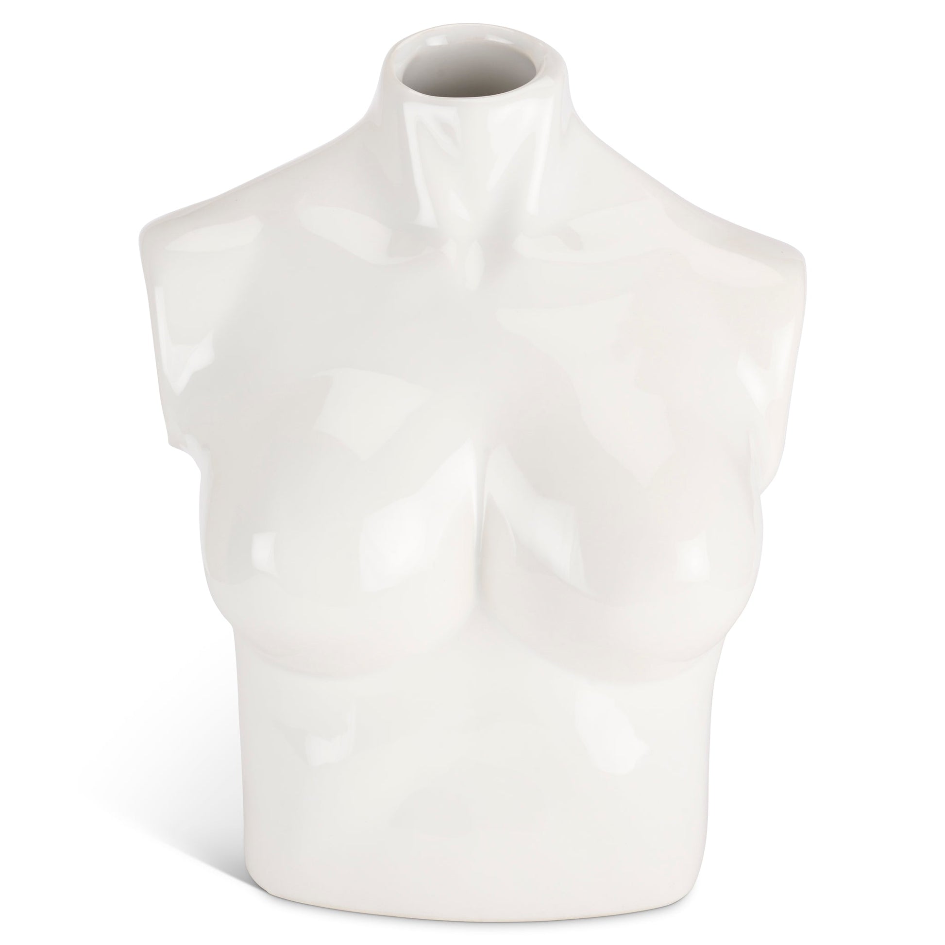 Female Silhouette Torso Vase - 20cm - Assorted Colours Vase Clearance