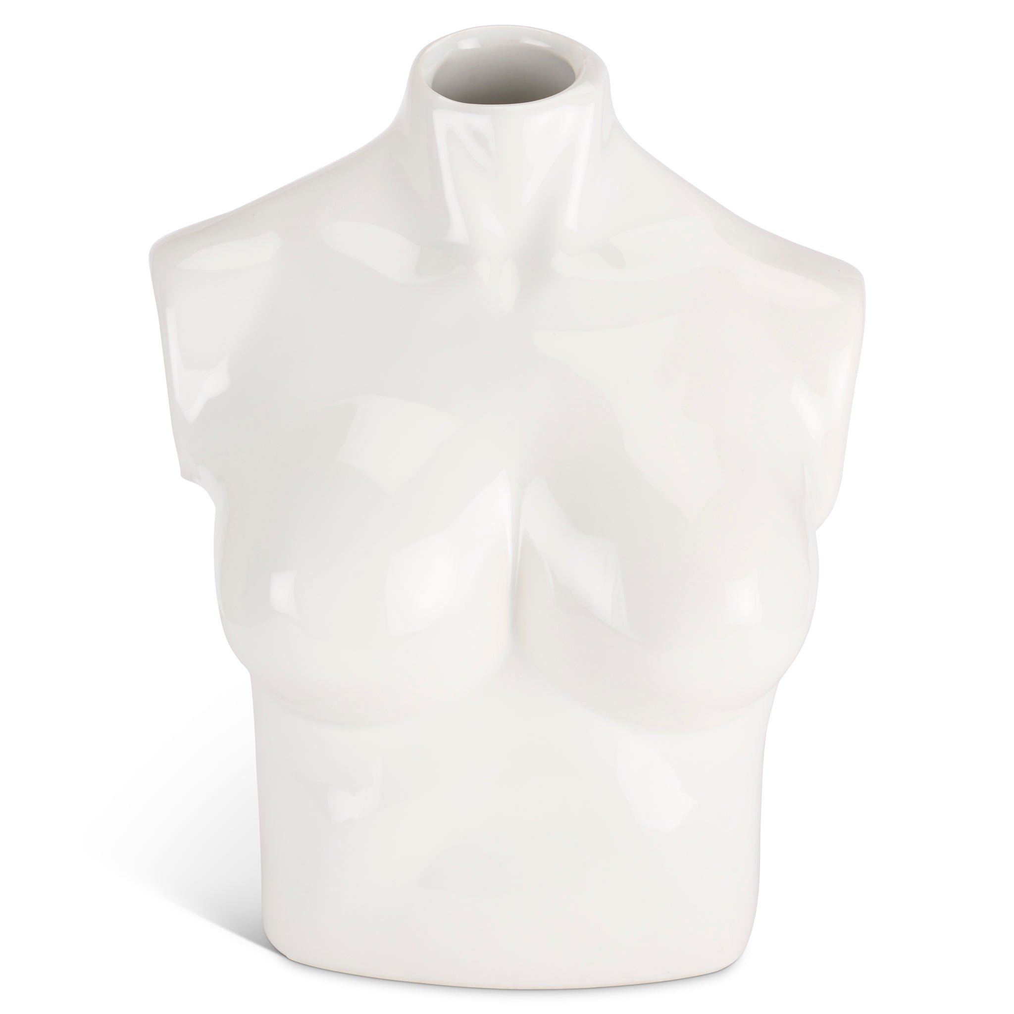 Female Silhouette Torso Vase - 20cm - Assorted Colours Vase Clearance