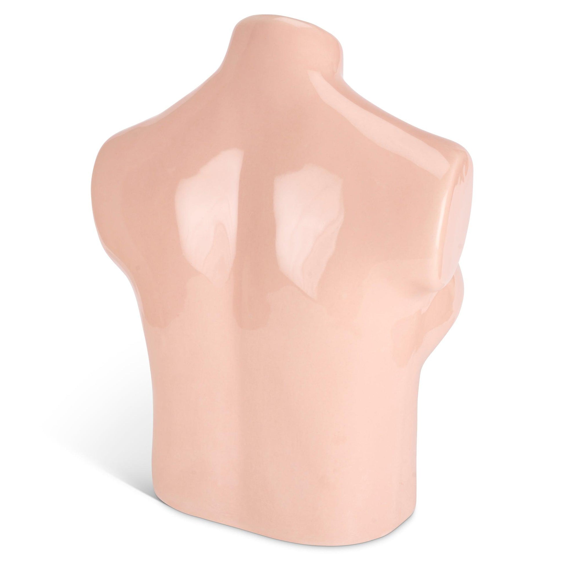Female Silhouette Torso Vase - 20cm - Assorted Colours Vase Clearance