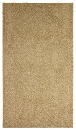 Fiji Latte Beige Washable Solid Shaggy Rug - Bargainia.com - 