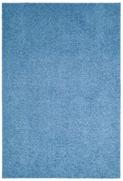 Fiji Sky Blue Washable Solid Shaggy Rug - Bargainia.com - 5056584514940 - FIJ002010