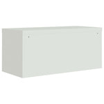 File Cabinet Light Grey 90x40x145 cm Steel - Bargainia.com - 