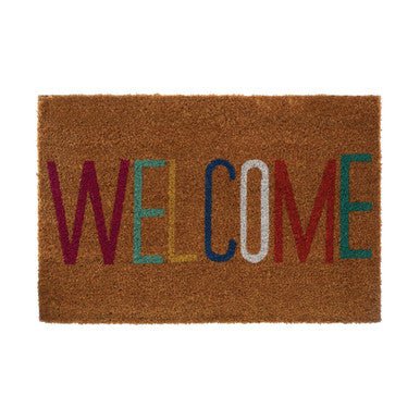 Filta Welcome Multicolour Coir Doormat - Bargainia.com - 5018705338552