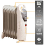 Fine Elements 800W Mini Oil Filled Radiator - Bargainia.com - 