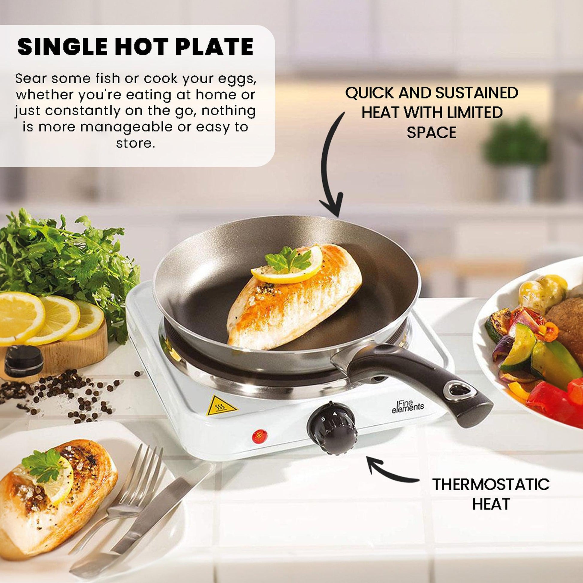 Fine Elements Single Hot Plate Cooking Clearance