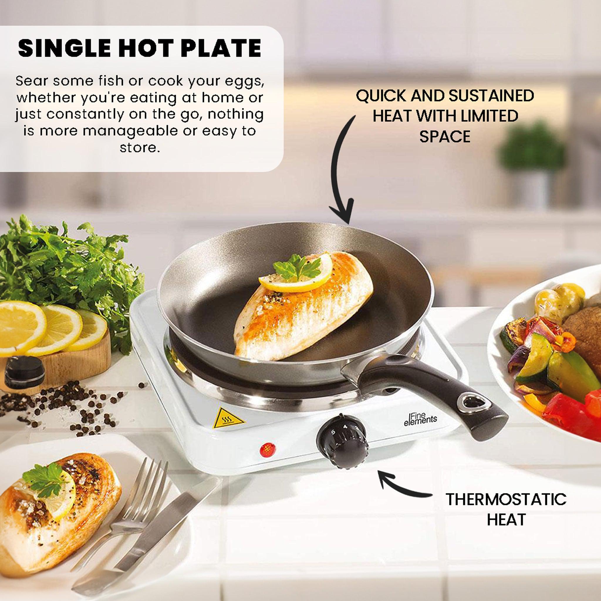 Fine Elements Single Hot Plate Cooking Clearance