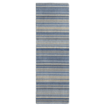 Fine Stripes Blue Wool Rug - Bargainia.com - 