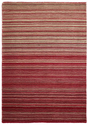 Fine Stripes Red Wool Rug - Bargainia.com - 5026134521889 - FINSTR_REDXXX_080X150