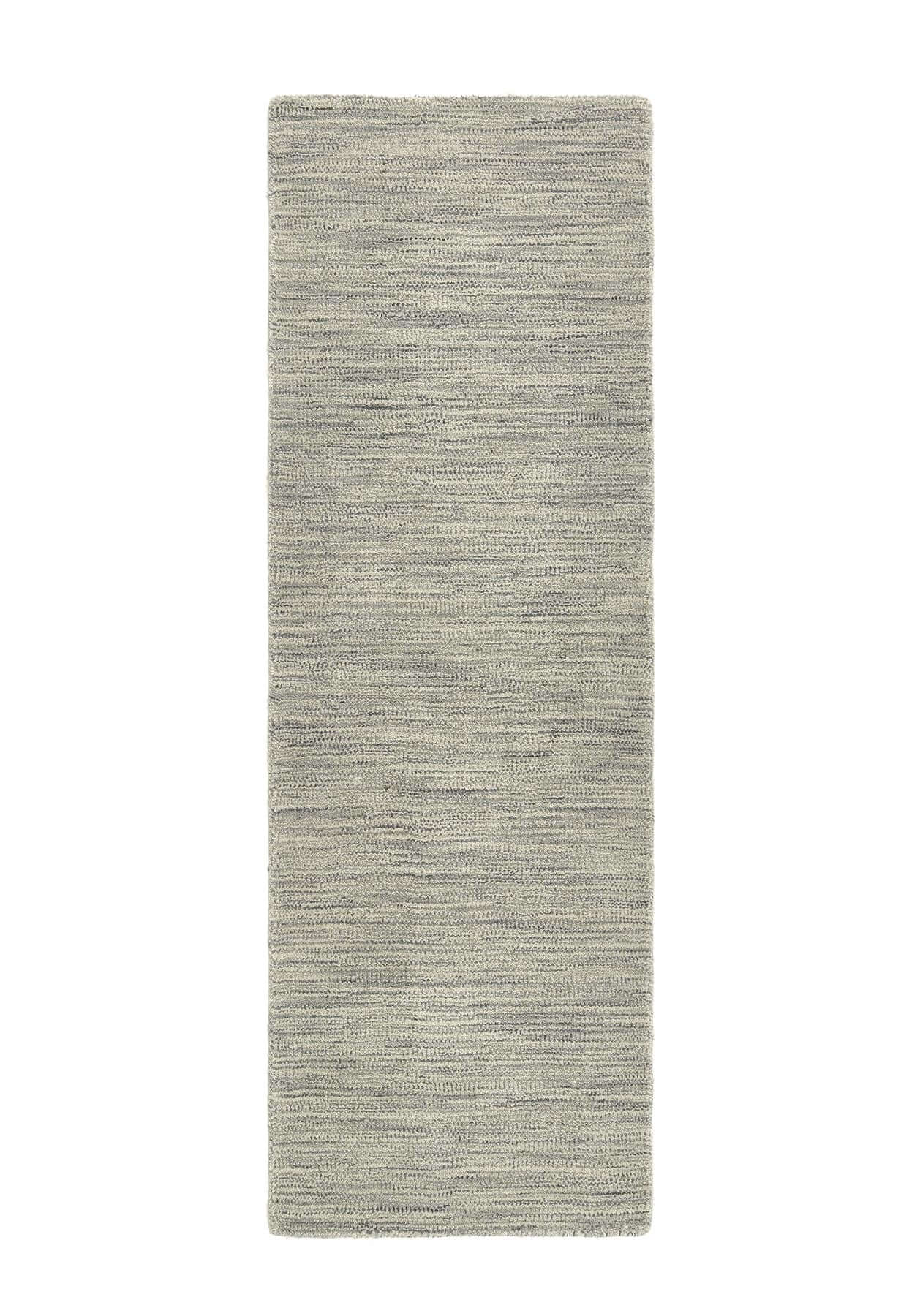 Fine Stripes Silver Grey Wool Rug - Bargainia.com - 5026134570658 - FINSTR_SILVER_080X150