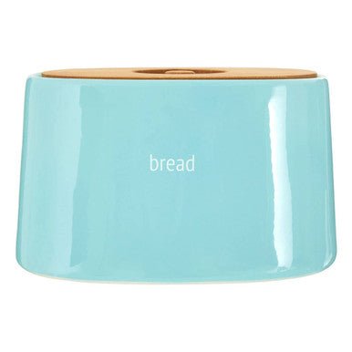 Fletcher Blue Ceramic Bread Bin - Bargainia.com - 5018705793184