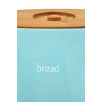 Fletcher Blue Ceramic Bread Bin - Bargainia.com - 5018705793184