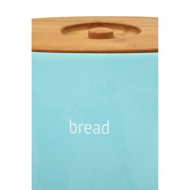 Fletcher Blue Ceramic Bread Bin - Bargainia.com - 5018705793184