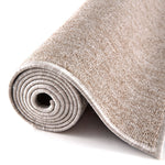 Flex Beige Low Pile Solid Rug - Bargainia.com - 