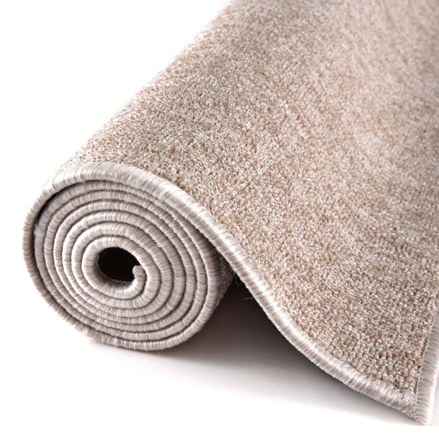 Flex Beige Low Pile Solid Rug - Bargainia.com - 5056584505009 - 3361