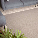 Flex Beige Low Pile Solid Rug - Bargainia.com - 