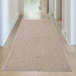 Flex Beige Low Pile Solid Rug - Bargainia.com - 