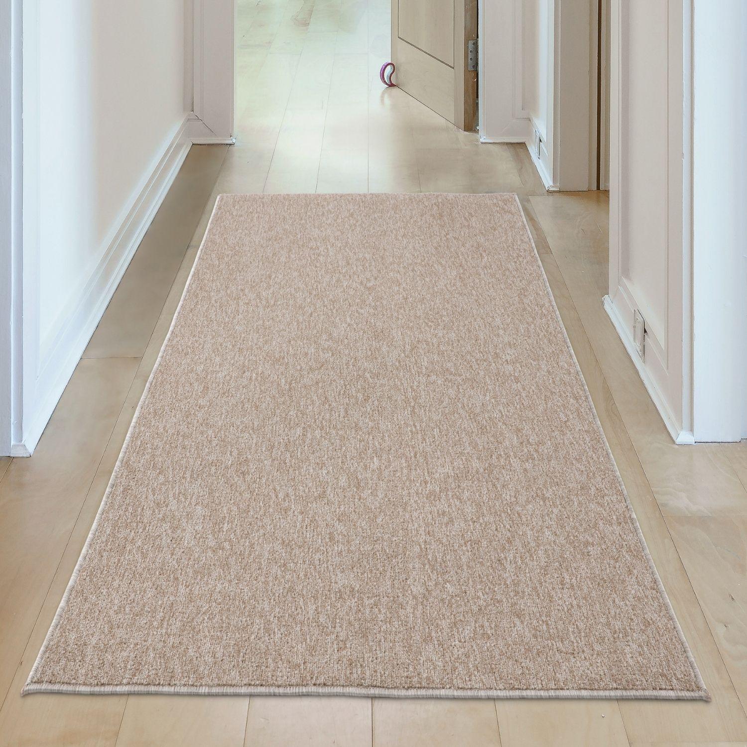 Flex Beige Low Pile Solid Rug - Bargainia.com - 