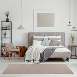 Flex Beige Low Pile Solid Rug - Bargainia.com - 