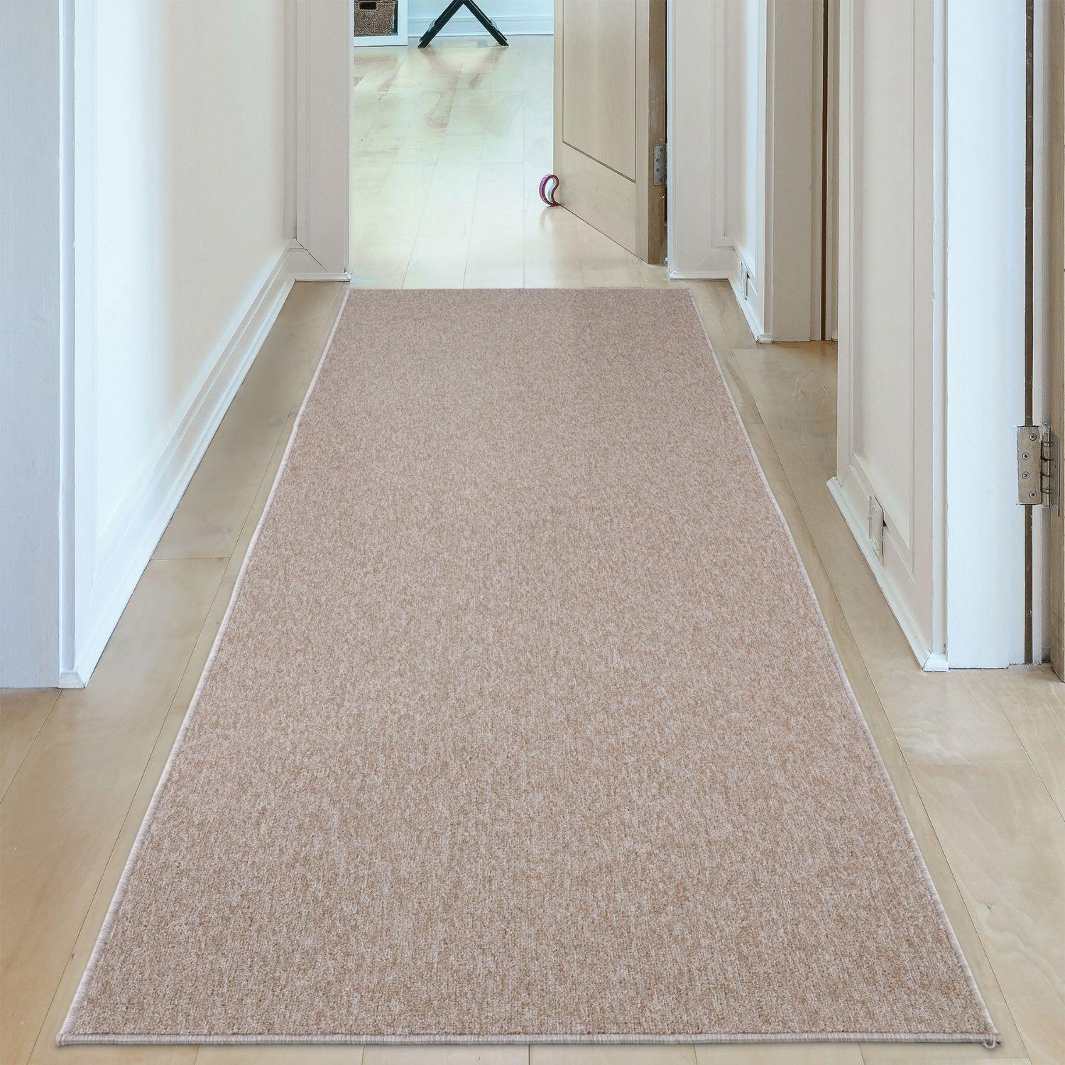 Flex Beige Low Pile Solid Rug - Bargainia.com - 