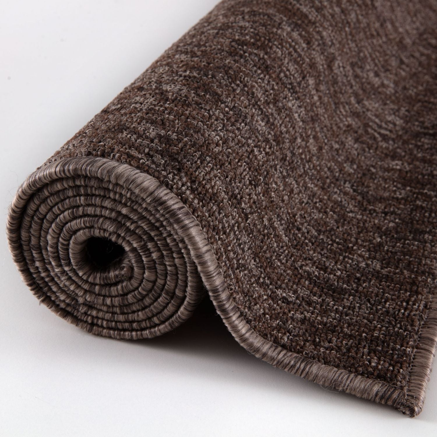 Flex Brown Low Pile Solid Rug - Bargainia.com - 5056584505016 - 3368