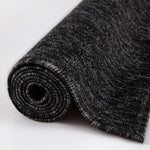Flex Dark Grey Low Pile Solid Rug - Bargainia.com - 