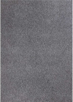 Flex Grey Low Pile Solid Rug - Bargainia.com - 5056584505085