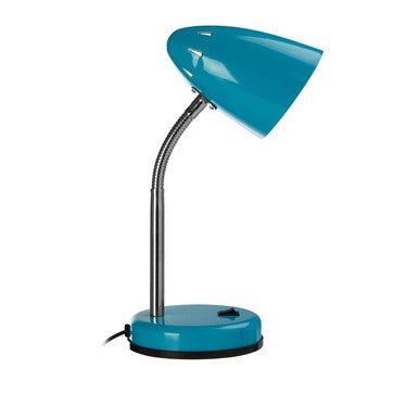 Flexi Blue Gloss Desk Lamp - Bargainia.com - 5018705683485