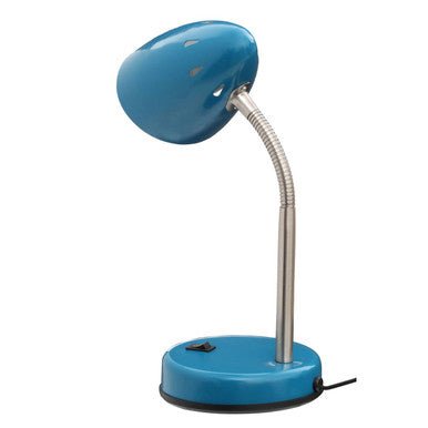 Flexi Blue Gloss Desk Lamp - Bargainia.com - 5018705683485