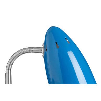 Flexi Blue Gloss Desk Lamp - Bargainia.com - 5018705683485