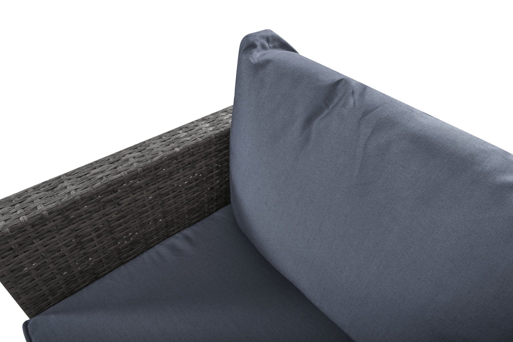 Forli 6 Seater Rattan Corner Sofa & Footstool Modular Garden Furniture Set With Rain Cover - Bargainia.com - 