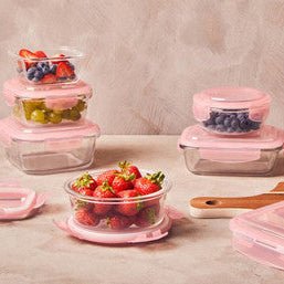 Freska 620Ml Round Glass Container - Bargainia.com - 5018705964225