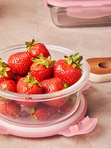 Freska 620Ml Round Glass Container - Bargainia.com - 5018705964225