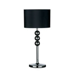 Friedman Gunmetal and Black Table Lamp with Ball Design - Bargainia.com - 5018705658537