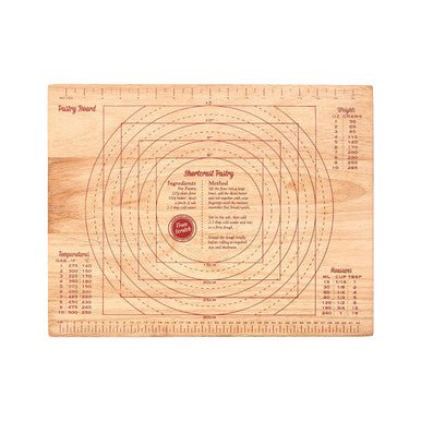 From Scratch Rubber wood Pastry Board with Measurement Markings - Bargainia.com - 5018705387291