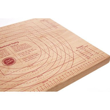 From Scratch Rubber wood Pastry Board with Measurement Markings - Bargainia.com - 5018705387291