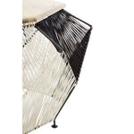 Fusion Black And Silver Woven Hexagon Coffee Table - Bargainia.com - 5018705414324