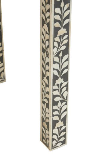 Fusion Bone Inlay Desk with 3 Drawers - Bargainia.com - 5018705976853