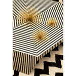 Fusion Striped Bone Inlay Coffee Table - Bargainia.com - 5018705457772