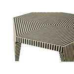 Fusion Striped Bone Inlay Coffee Table - Bargainia.com - 5018705457772