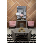 Fusion Striped Bone Inlay Coffee Table - Bargainia.com - 5018705457772